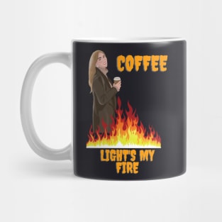 Coffee Lights My Fire Mug